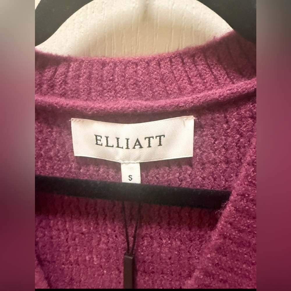 ELLIATT VALERI CARDIGAN Gradient Pink Women's Sweater size S NWT - Picture 6 of 8